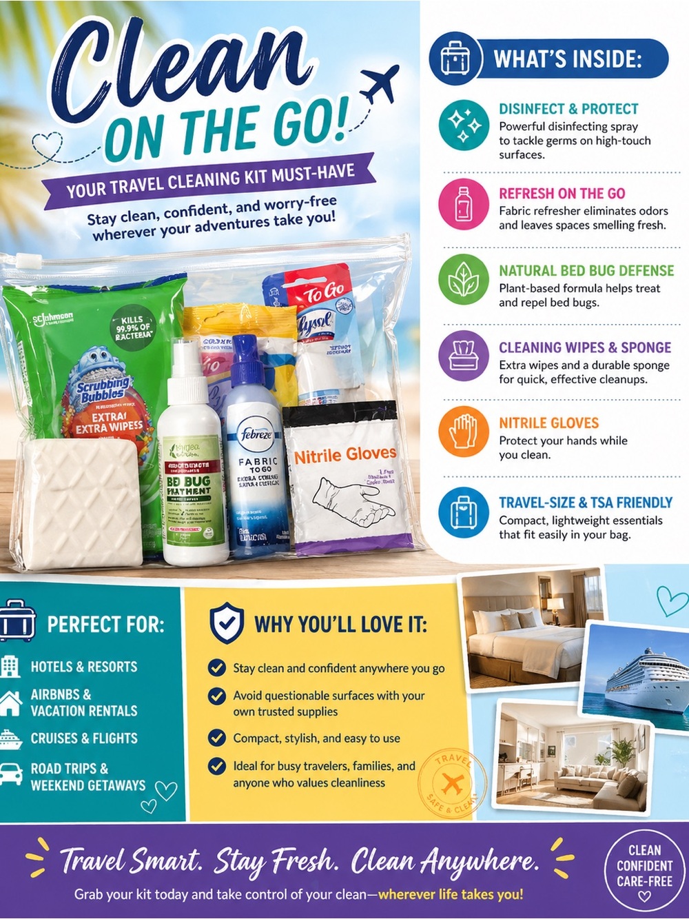 Clean Beyond Visible™ Travel Kit